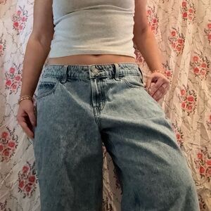 hollister blue boyfriend jeans relaxed fit